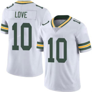 Jersey Green Bay Dropship 10JD Love 8Josh Jacobs 4Brett Favre 33 Aaron Jones Jahitan Kaos Sepak Bola Amerika Jersey Olahraga - Product Image 5