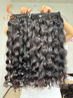Venta al por Mayor de Extensiones de Cabello Humano Virgen de Alta Calidad, Cabello Remy de Lujo con Cutícula Alineada, Sin Procesar