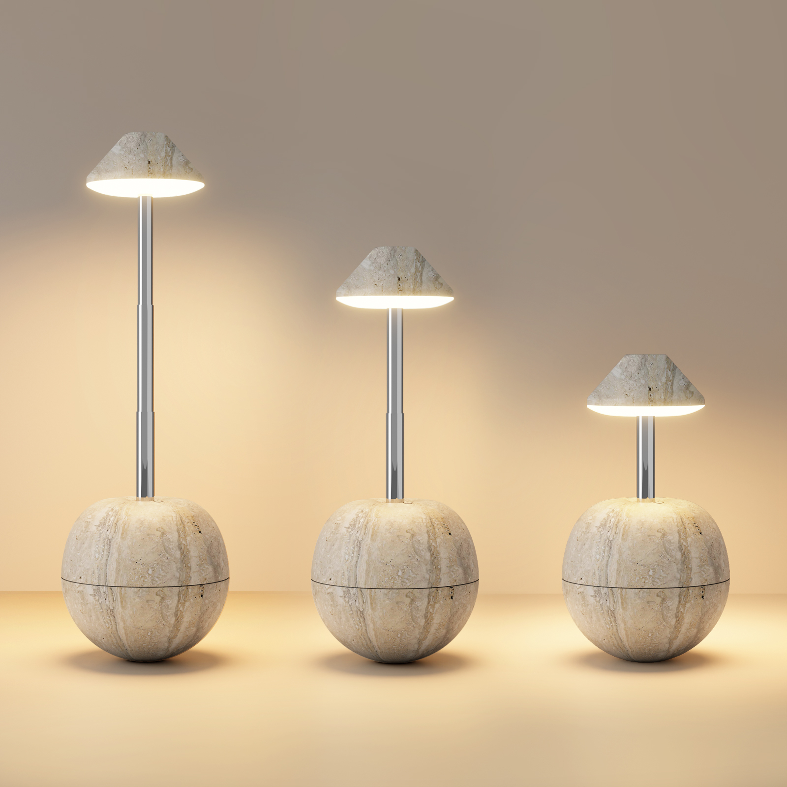 Modern Tumbler Weight Design USB Rechargeable Desk Lamp RGB Height Adjustable Touch Table Lamp Bedroom Bedside LED Night Lights