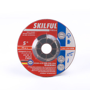 Disque de meulage abrasif SKIFUL 5'' <span class=keywords><strong>125</strong></span> <span class=keywords><strong>x</strong></span> 6 <span class=keywords><strong>x</strong></span> 22,2 pour métaux durs et acier inoxydable - Product Image 2