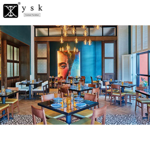 <span class=keywords><strong>Muebles</strong></span> de comedor de madera contemporáneos, mesas duraderas, sillas, cabina, sofá, conjunto para restaurantes, hoteles, cafeterías, cafeterías, <span class=keywords><strong>YSK</strong></span>-17 - Product Image 6