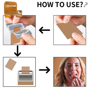 Tiras Orales de Creatina OEM/ODM para la Salud Muscular y la Recuperación de la Energía - Suplemento Dietético Vegano de Acción Rápida para Adultos - Product Image 2