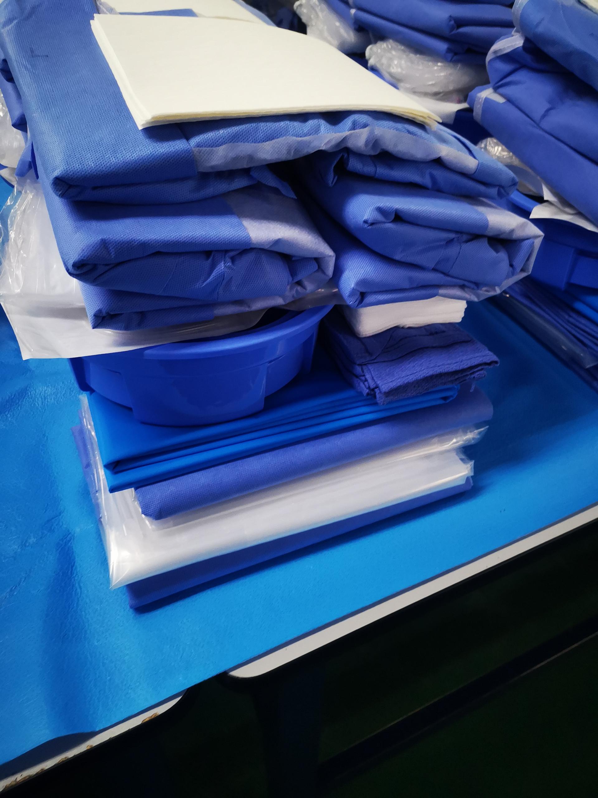 SMS Ophthalmic Drape With Pouch ISO FDA Disposable Eye Drape