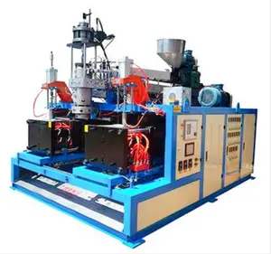 Mesin cetak tiup ekstrusi pembuat tangki air plastik pembuat ekstrusi mesin cetak tiup 10 liter untuk jerry