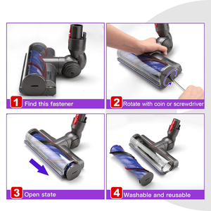 Accessoire pour aspirateur Pièces détachées <span class=keywords><strong>Brosse</strong></span> <span class=keywords><strong>de</strong></span> tête <span class=keywords><strong>Brosse</strong></span> à rouleaux motorisée <span class=keywords><strong>Brosse</strong></span> électrique <span class=keywords><strong>Brosse</strong></span> <span class=keywords><strong>de</strong></span> tête V8 <span class=keywords><strong>V10</strong></span> - Product Image 4