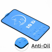 Heybingo Protection d'écran en verre trempé anti-rayures 10D pour téléphone portable iPhone Film protecteur de protection d'écran