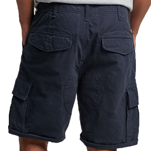 Pantaloncini Cargo da <span class=keywords><strong>uomo</strong></span> alla moda neri con coulisse in vita elastica e vestibilità rilassata <span class=keywords><strong>pantaloni</strong></span> corti da lavoro Casual leggeri con tasche - Product Image 4