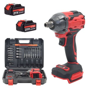 Llave de Impacto Inalámbrica de 21V con Batería de Iones de Litio, 675nm de Torque Máximo, Mandril de 3/8'', para Reparaciones Industriales, Automotrices y Andamios - Product Image 2