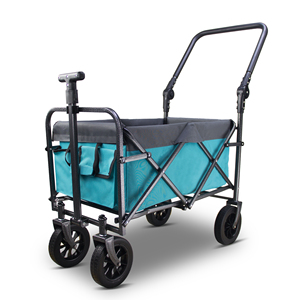 Folding Wagon <strong>Cart</strong> Portable Beach Wagon Heavy Duty Utility Collapsible Wagon <strong>Outdoor</strong> <strong>Garden</strong> <strong>Cart</strong> for Camping - Product Image 1