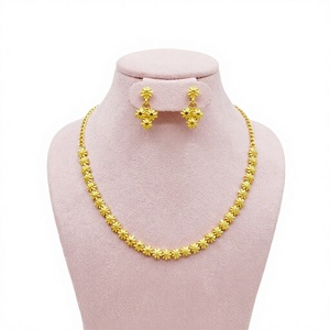 Juego de Joyería Floral XOXO en Aleación Plateada, Collar y Aretes Ajustables para Mujer, Regalo para Fiesta - Product Image 3