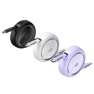 Biểu Tượng Tùy Chỉnh Có Thể Thu Vào 100W 27W <span class=keywords><strong>USB</strong></span> Cáp Dữ Liệu Loại C Nhanh Có Thể Thu Vào Cáp Sạc Cho Điện Thoại 15 Pd Sạc - Product Image 1