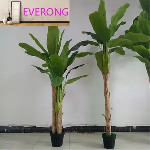 Fornecedor da China Árvore de Bananeira de Plástico Artificial e Folhas de Bananeira de Plástico para Compradores de Bananeira