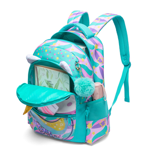 Zaini con Animali Carini BunnyFly per Ragazze, <span class=keywords><strong>Borsa</strong></span> Scuola con Porta Pranzo e Astuccio per Studenti delle Elementari e Prescolari, Zaino per Bambini - Product Image 6