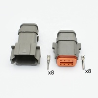 Connecteur étanche série 8P DT E008 Deutsch pour câblage automobile DT06-8S-E008 DT04-8P-E008 avec bornes
