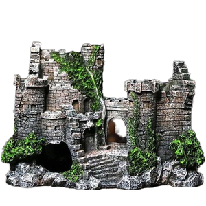 Creatieve Hars Ambachten Vis En Garnalen Oversteken De Schuilplaats <span class=keywords><strong>Aquarium</strong></span> Home Decoraties Voor Woonkamer <span class=keywords><strong>Aquarium</strong></span> Accessoires - Product Image 4