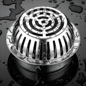 Nhà Cung Cấp Ngoài Trời Thép Không Gỉ Kích Thước Khác Nhau Ban Công Chống Chặn Lọc Bìa Thoát Nước Kim Loại Mái Nước Mưa Thoát Nước Ống - Product Image 4