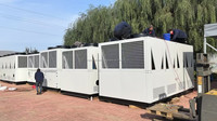 Refroidisseur d'eau à air haute efficacité 50-200 CV avec moteur et pompe pour systèmes de refroidissement des lignes de production de boissons