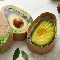 Boîte cadeau haut de gamme en forme d'avocat, emballage créatif et culturel, boîte spéciale pour légumes et fruits, idéale pour les cadeaux agricoles