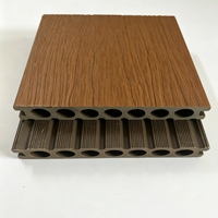 Plancher de terrasse extérieur en composite bois-plastique (WPC) écologique, imperméable, pour jardin, patio, cour, parc