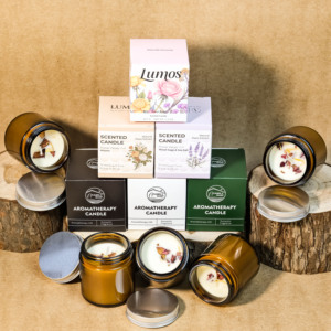 Emballage de parfum personnalisable, pot en verre brun de 100 g, bougies parfumées vegan faites à la main pour la Saint-Valentin, Diwali, parfum d'ambiance pour la maison - Product Image 5