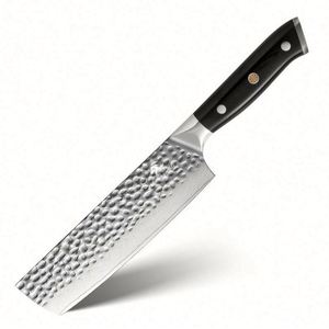 Couteau de chef professionnel de 8 pouces en acier Damas G10, manche en bois écologique, lame en acier inoxydable carbone 67 couches, ambidextre, couteau de cuisine - Product Image 5