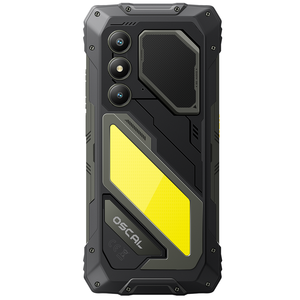 Smartphone robuste Pilot 5 Oscal noir/jaune 6,67'' HD+ 120HZ 5G, téléphone mobile 8+256 Go ROM Android 16, charge rapide 33W, NFC - Product Image 3