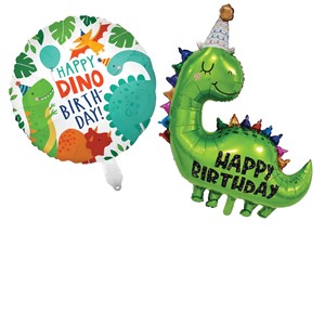 Decorazioni per sfondo con palloncini a forma di dinosauro verde, accessori fotografici per servizi fotografici di bambini di un <span class=keywords><strong>anno</strong></span>, forniture per feste di compleanno - Product Image 1