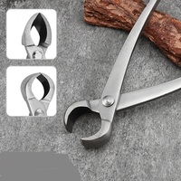 Set Alat Bonsai Baja Tahan Karat 402, Pemotong Knob, Pemotong Cabang Cekung, Pemotong Kawat, Pembagi Batang, Gunting Tunas