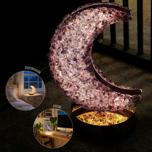 Wowei Hot-Selling Cristal <span class=keywords><strong>Pierre</strong></span> <span class=keywords><strong>Lune</strong></span> <span class=keywords><strong>Rechargeable</strong></span> À Côté Lampe Veilleuse pour Chambre Décor À <span class=keywords><strong>La</strong></span> Maison - Product Image 5
