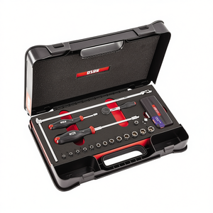 Juego de llaves de vaso de 608 1/4 pulgadas con trinquete y extensiones para reparación automotriz - Product Image 2