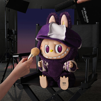 Labubu PopMart Original pour X PRONOUNCE-BE FANCY NOW Poupée en vinyle et peluche de 40 cm avec emballage d'origine Unisexe Tous âges