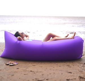 Tùy Chỉnh 190T Ngoài Trời Mặt Trời Ghế Inflatable Lounger Hiện Đại Có Thể Gập Lại Không Khí Nệm Sofa Cho Phòng Ngủ Bãi Biển Cắm Trại Lười Biếng Làm Mát - Product Image 1