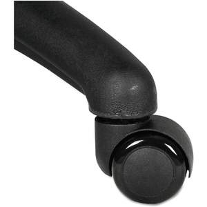 Juego de 5 Ruedas con Capucha Alera ALECASTERST2 de 2 Pulgadas, Eje en B, Doble Rueda, Metal Negro - Product Image 3