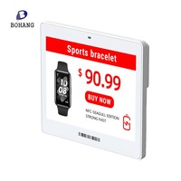 Etiqueta de Precio Digital para Supermercado BOHANG DJ-WP0420BWRY, Impermeable, de Papel Electrónico, 4.2 Pulgadas, Negro, Blanco y Rojo, para Comercio Minorista