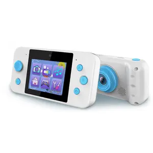 Mini câmera digital portátil para crianças, câmera portátil para fotografia de crianças com tela de 2.4 polegadas, câmera fotográfica digital para crianças, brinquedo com suporte para cartão tf