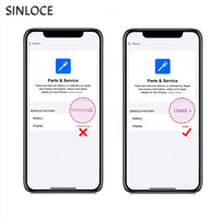 SINLOCE Diagnostic pour batteries d'occasion avec amélioration de l'état de santé à 100 % pour iPhone 12 Mini
