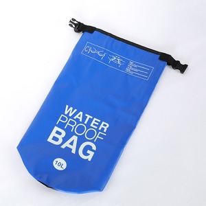 ผ้าใบกันน้ำ PVC 500d สำหรับใช้งานกลางแจ้ง กระเป๋าเดินทางกันน้ำ 10 ลิตร สำหรับชายหาด ทะเล พร้อมสายสะพายไหล่ปรับได้หนึ่งเส้น - Product Image 3