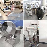Fournisseur de ligne de production industrielle automatique pour le traitement et le revêtement d'arachides, de noix grillées et de toffee épicé