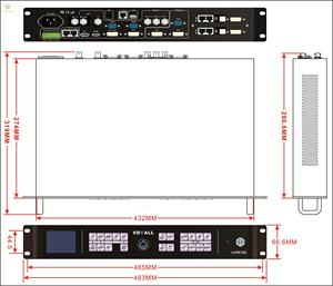 หน่วยประมวลผลวิดีโอ VD Wall Lvp615s Novastar สำหรับจอแสดงผล LED พร้อมโปรเซสเซอร์วิดีโอ <span class=keywords><strong>SDI</strong></span> - Product Image 2