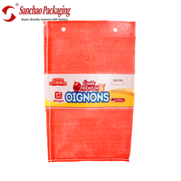 Op maat gemaakte maten en kleuren pp Leno Mesh Bag uienverpakkingsnet met aangepast logo