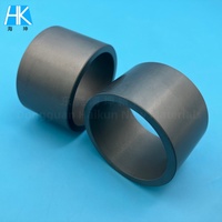 Bague en céramique de carbure de silicium résistante à l'usure, manchon SSiC haute dureté, anti-friction, joint mécanique industriel
