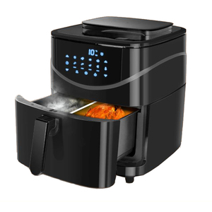 Four à air chaud 7L, friteuses électriques commerciales, friteuses à air domestiques avec cuiseur vapeur, four à air double - Product Image 5