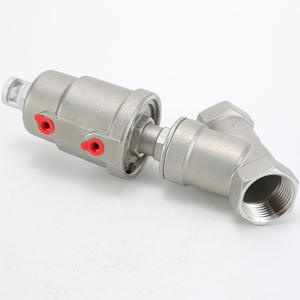 Vanne de régulation automatique en acier inoxydable 304 résistant aux hautes températures, type Y, vapeur, pneumatique, siège angulaire, vannes à angle interne - Product Image 2