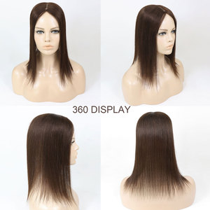 Extensiones <span class=keywords><strong>de</strong></span> <span class=keywords><strong>Cabello</strong></span> Castaño Medio <span class=keywords><strong>para</strong></span> <span class=keywords><strong>Mujer</strong></span>, <span class=keywords><strong>Cabello</strong></span> Humano Real, Sin Flequillo, 130% <span class=keywords><strong>de</strong></span> Densidad, Base <span class=keywords><strong>de</strong></span> Seda, Remy, con Clip, <span class=keywords><strong>para</strong></span> Agregar Volumen - Product Image 6