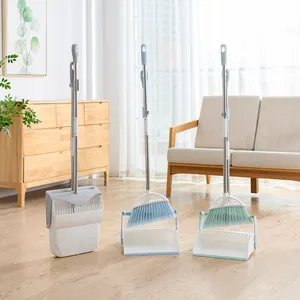 Top Seller Long handle broom and dustpan set comb dustpan for Home Room Kitchen Dustpan with Broom