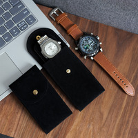 Sac de rangement pour montres de voyage personnalisé pour Rolex, noir et vert, logo personnalisé, OEM, cadeau de luxe, pochettes pour montres Velert