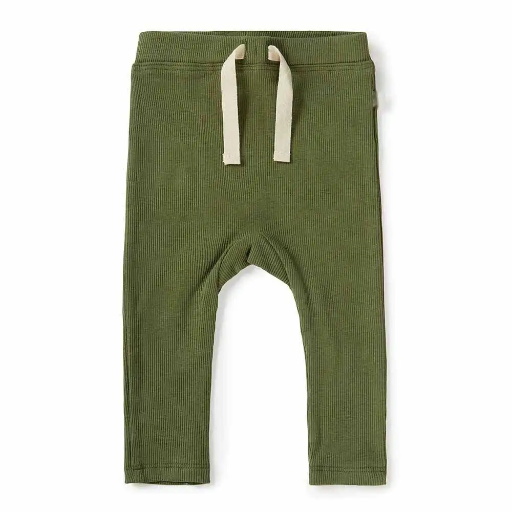 Ondergoed Zachte Katoenen Broek Op Maat Verstelbare Baby Broek Broek Voor Pasgeboren Meisjes Effen Geribbelde Peuter Broek