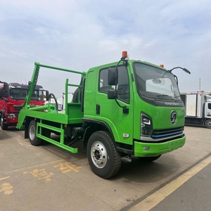 Camion benne basculante Shacman 4x2 8m³ avec bras articulé pour déchets - Product Image 2