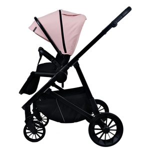 Rueda de cochecito de bebé para niños, cochecito de bebé de acero inoxidable con precios de transporte, 3 en 1, fabricado en China - Product Image 2