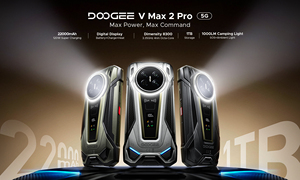 Doogee V Max 2 Pro โทรศัพท์มือถือที่ทนทาน5G 16GB + 1TB มองเห็นกลางคืน6.78นิ้ว200MP หลัก22000mAh Android 16 poc walkie talkie โทรศัพท์มือถือ - Product Image 3